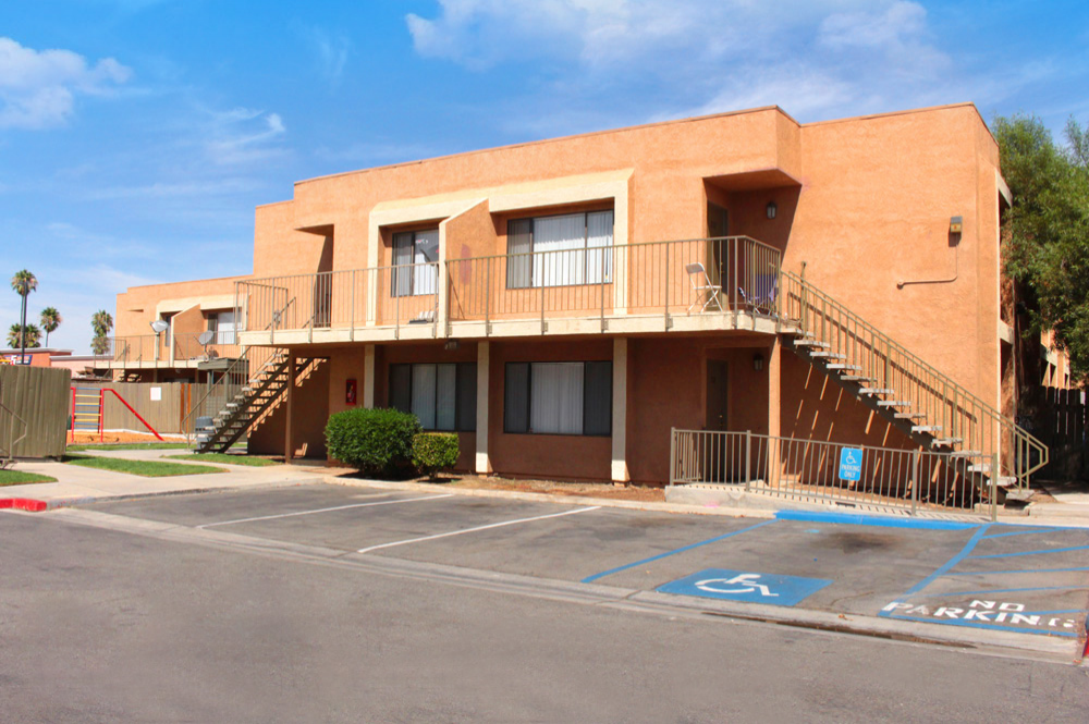 This image is the visual representation of Exteriors 7 in The Regency Apartments.