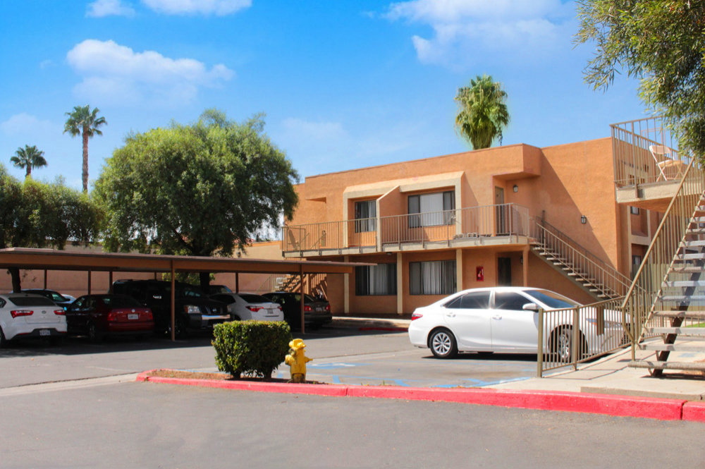 This image is the visual representation of Exteriors 6 in The Regency Apartments.